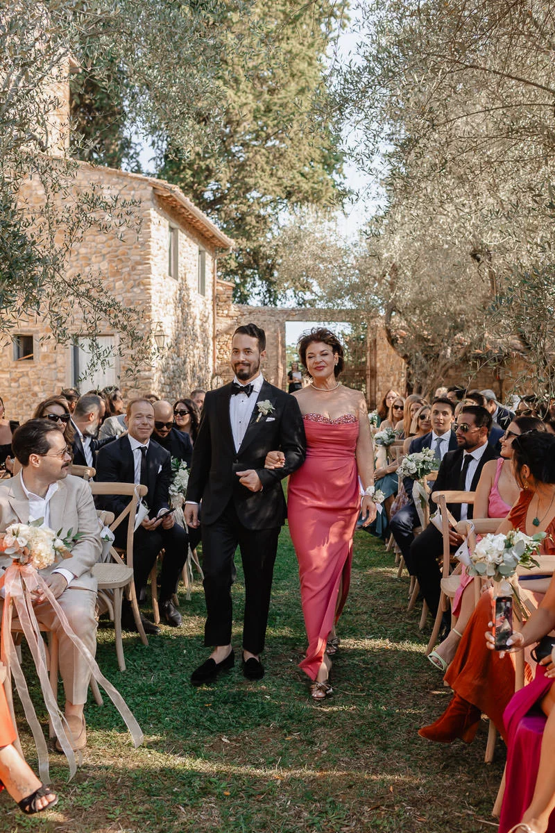 Invitati alla cerimonia al Castello di Bibbione, San Casciano Val di Pesa