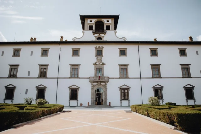 Facciata di Villa Castelletti, Signa
